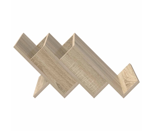 Žurnālu Statīvs Ar Plauktu Sonoma Ozols 53 X 40 X 28.5 Cm Vidaxl