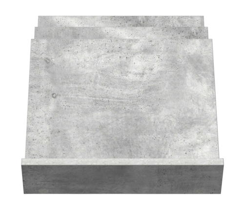 Žurnālu Statīvs Ar Plauktu Betona Pelēks 53 X 40 X 28.5 Cm Vidaxl