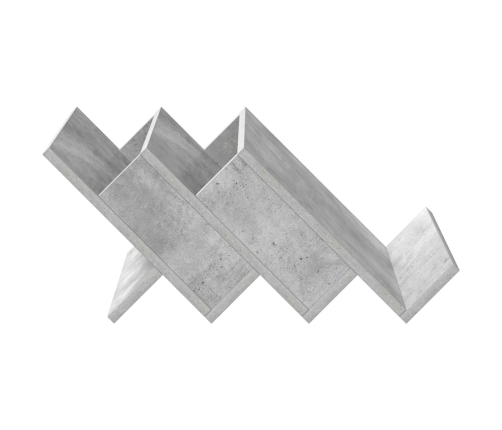 Žurnālu Statīvs Ar Plauktu Betona Pelēks 53 X 40 X 28.5 Cm Vidaxl