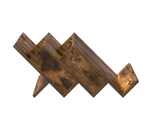 Žurnālu Statīvs Ar Plauktu Dūmaka Ozols 53 X 40 X 28.5 Cm Vidaxl