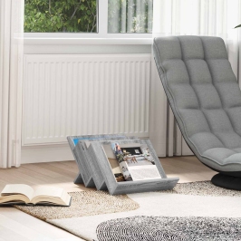 Žurnālu Statīvs Ar Plauktu Pelēks Sonoma 53 X 40 X 28.5 Cm Vidaxl Žurnālu Statīvs Ar Plauktu Pelēks Sonoma 53 X 40 X 28.5 Cm Vidaxl