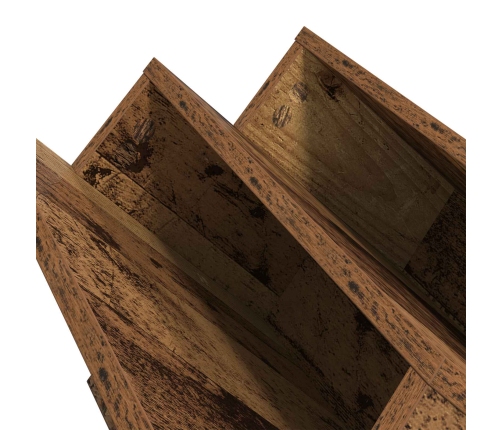 Žurnālu Statīvs Vecs Koks 53 X 40 X 28.5 Cm Inženierijas Koks Vidaxl