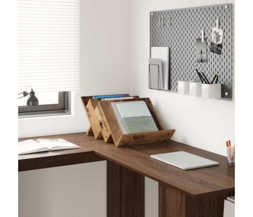 Žurnālu Statīvs Vecs Koks 53 X 40 X 28.5 Cm Inženierijas Koks Vidaxl