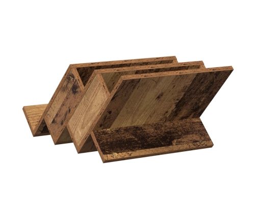 Žurnālu Statīvs Vecs Koks 53 X 40 X 28.5 Cm Inženierijas Koks Vidaxl