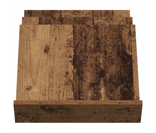 Žurnālu Statīvs Vecs Koks 53 X 40 X 28.5 Cm Inženierijas Koks Vidaxl