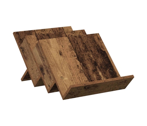 Žurnālu Statīvs Vecs Koks 53 X 40 X 28.5 Cm Inženierijas Koks Vidaxl