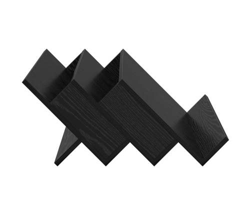 Žurnālu Statīvs Ar Plauktu Melns Ozolkoks 65 X 53 X 28,5 Cm Vidaxl