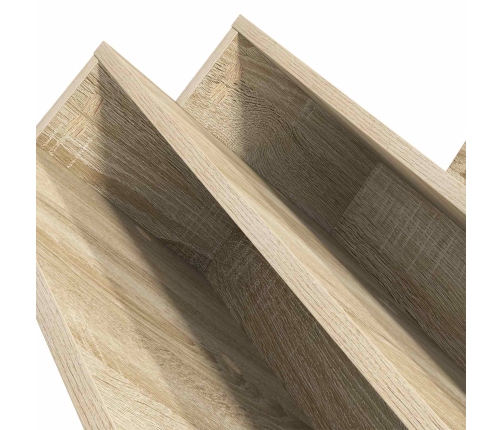 Žurnālu Statīvs Ar Plauktu Sonoma Ozols 65 X 53 X 28,5 Cm Vidaxl