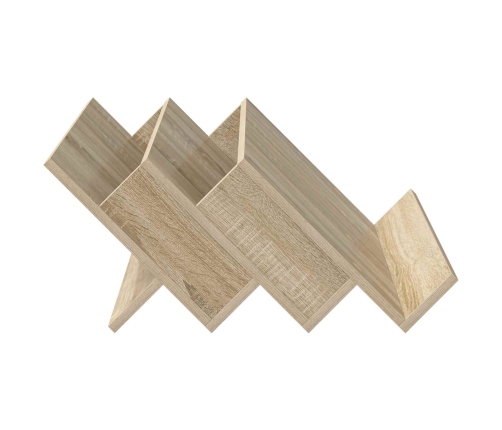 Žurnālu Statīvs Ar Plauktu Sonoma Ozols 65 X 53 X 28,5 Cm Vidaxl