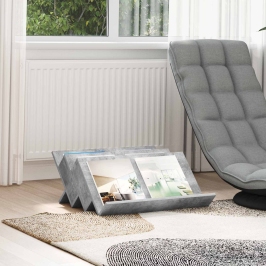 Žurnālu Statīvs Ar Plauktu Betona Pelēks 65 X 53 X 28,5 Cm Vidaxl Žurnālu Statīvs Ar Plauktu Betona Pelēks 65 X 53 X 28,5 Cm Vidaxl