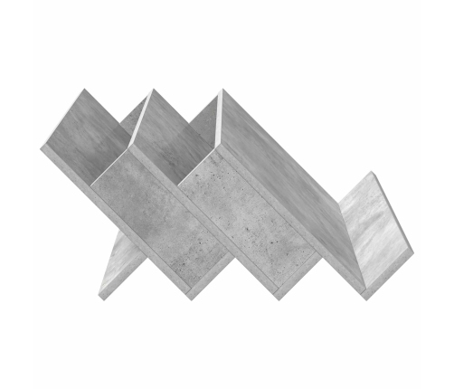 Žurnālu Statīvs Ar Plauktu Betona Pelēks 65 X 53 X 28,5 Cm Vidaxl