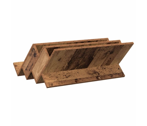 Žurnālu Statīvs Vecs Koks 65 X 53 X 28,5 Cm Inženierijas Koks Vidaxl