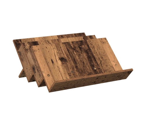 Žurnālu Statīvs Vecs Koks 65 X 53 X 28,5 Cm Inženierijas Koks Vidaxl