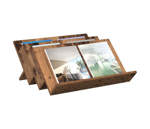 Žurnālu Statīvs Vecs Koks 65 X 53 X 28,5 Cm Inženierijas Koks Vidaxl