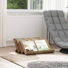 Žurnālu Statīvs Ar Plauktu Artisānā Ozols 65 X 53 X 28,5 Cm Vidaxl Žurnālu Statīvs Ar Plauktu Artisānā Ozols 65 X 53 X 28,5 Cm Vidaxl