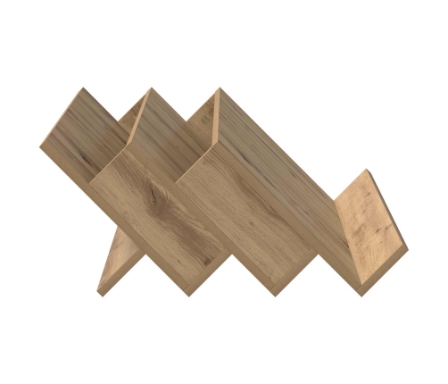 Žurnālu Statīvs Ar Plauktu Artisānā Ozols 65 X 53 X 28,5 Cm Vidaxl