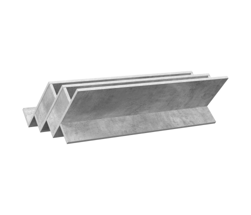 Žurnālu Statīvs Ar Plauktu Betona Pelēks 90 X 53 X 28,5 Cm Vidaxl