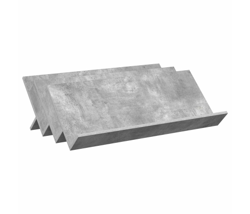 Žurnālu Statīvs Ar Plauktu Betona Pelēks 90 X 53 X 28,5 Cm Vidaxl