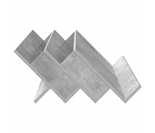 Žurnālu Statīvs Ar Plauktu Betona Pelēks 90 X 53 X 28,5 Cm Vidaxl