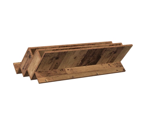 Žurnālu Statīvs Vecs Koks 90 X 53 X 28,5 Cm Inženierijas Koks Vidaxl