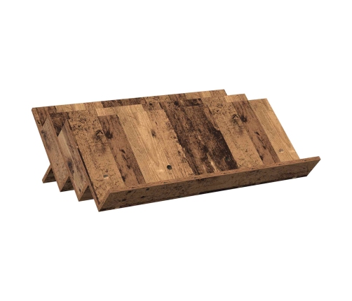 Žurnālu Statīvs Vecs Koks 90 X 53 X 28,5 Cm Inženierijas Koks Vidaxl