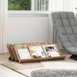 Žurnālu Statīvs Ar Plauktu Artisānā Ozols 90 X 53 X 28,5 Cm Vidaxl Žurnālu Statīvs Ar Plauktu Artisānā Ozols 90 X 53 X 28,5 Cm Vidaxl