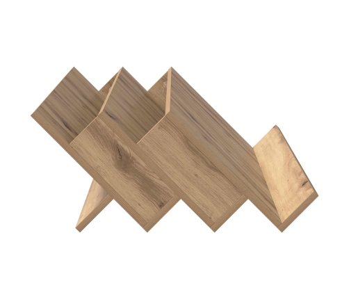 Žurnālu Statīvs Ar Plauktu Artisānā Ozols 90 X 53 X 28,5 Cm Vidaxl