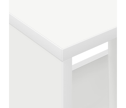 Žurnālu Statīvs Balts 102 X 30 X 45 Cm Vidaxl