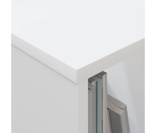 Žurnālu Statīvs Balts 102 X 30 X 45 Cm Vidaxl