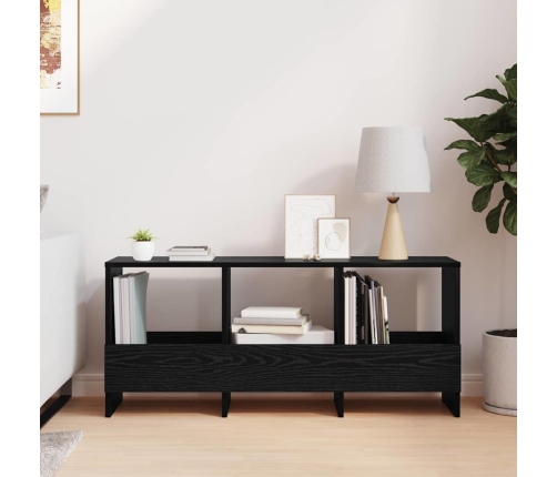 Žurnālu Statīvs Melns Ozolkoks 102 X 30 X 45 Cm Vidaxl