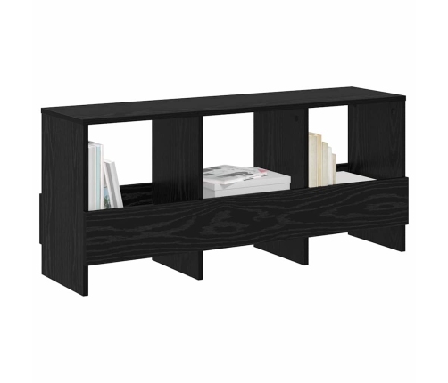 Žurnālu Statīvs Melns Ozolkoks 102 X 30 X 45 Cm Vidaxl