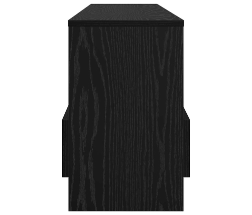 Žurnālu Statīvs Melns Ozolkoks 102 X 30 X 45 Cm Vidaxl