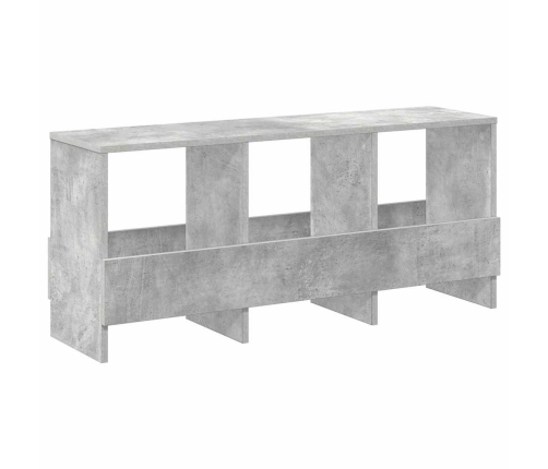 Žurnālu Statīvs Betona Pelēks 102 X 30 X 45 Cm Vidaxl