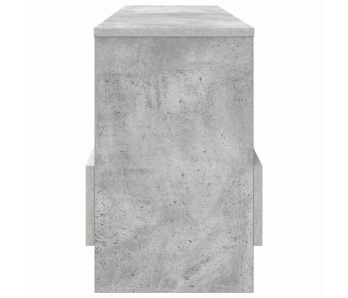 Žurnālu Statīvs Betona Pelēks 102 X 30 X 45 Cm Vidaxl