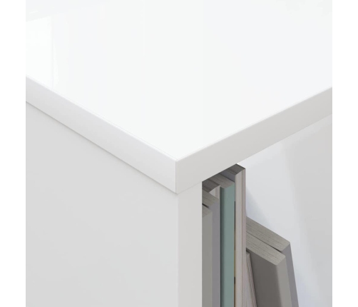 Žurnālu Statīvs Balts 35 X 30 X 45 Cm Vidaxl