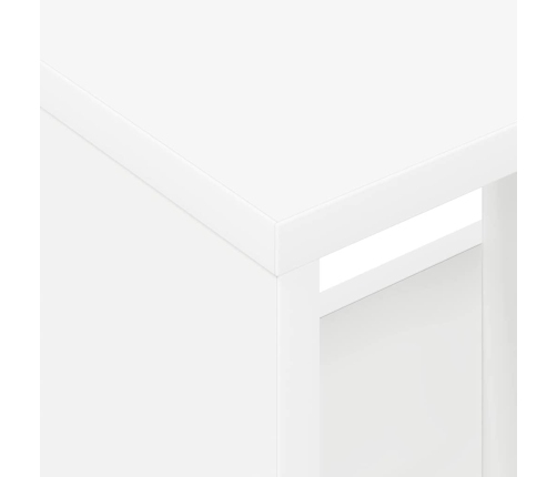 Žurnālu Statīvs 2 Pcs Balts 35 X 30 X 45 Cm Vidaxl