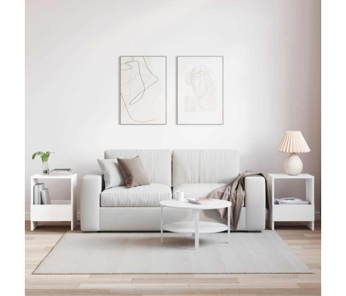 Žurnālu Statīvs 2 Pcs Balts 35 X 30 X 45 Cm Vidaxl