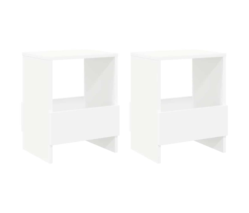 Žurnālu Statīvs 2 Pcs Balts 35 X 30 X 45 Cm Vidaxl