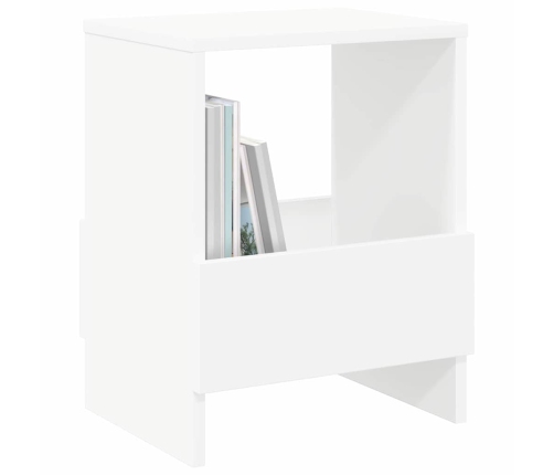 Žurnālu Statīvs 2 Pcs Balts 35 X 30 X 45 Cm Vidaxl