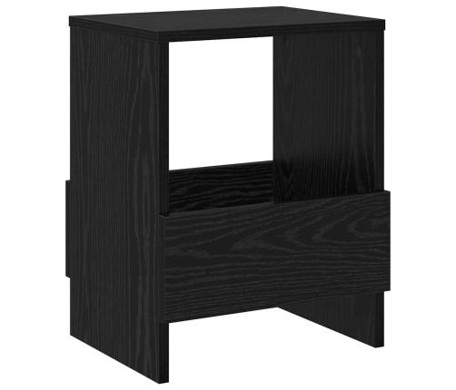 Žurnālu Statīvs 2 Pcs Melns Ozolkoks 35 X 30 X 45 Cm Vidaxl