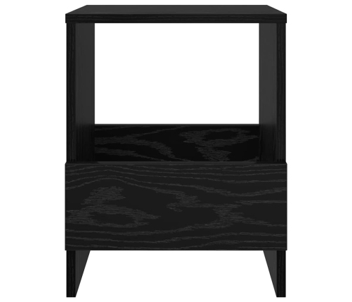 Žurnālu Statīvs 2 Pcs Melns Ozolkoks 35 X 30 X 45 Cm Vidaxl