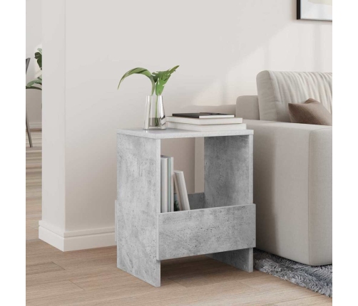 Žurnālu Statīvs Betona Pelēks 35 X 30 X 45 Cm Vidaxl