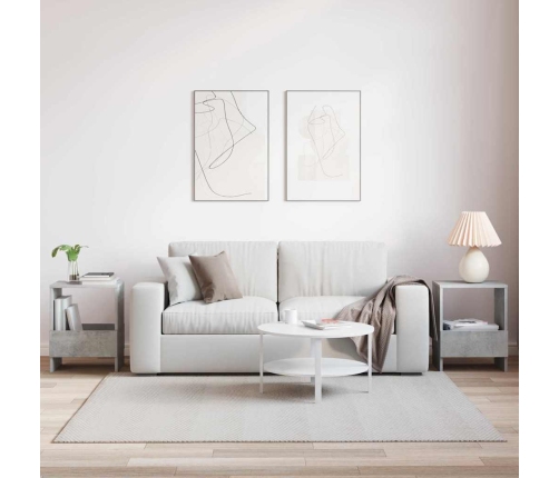 Žurnālu Statīvs 2 Pcs Betona Pelēks 35 X 30 X 45 Cm Vidaxl