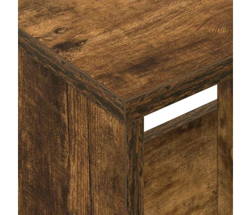 Žurnālu Statīvs 2 Pcs Dūmaka Ozols 35 X 30 X 45 Cm Vidaxl