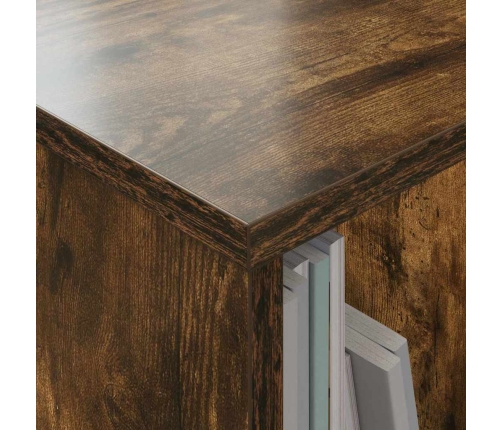 Žurnālu Statīvs 2 Pcs Dūmaka Ozols 35 X 30 X 45 Cm Vidaxl