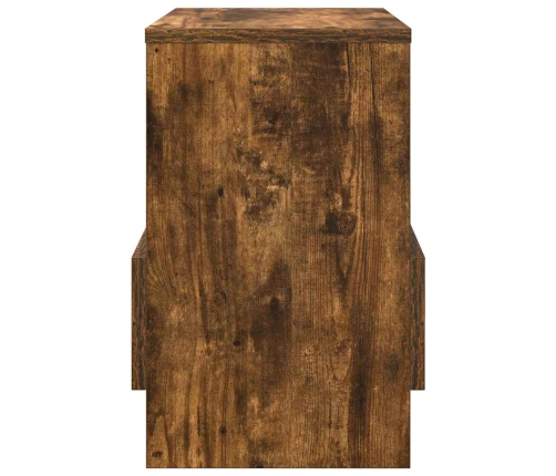 Žurnālu Statīvs 2 Pcs Dūmaka Ozols 35 X 30 X 45 Cm Vidaxl