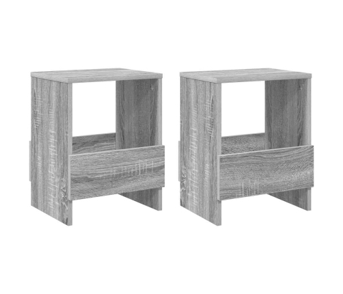 Žurnālu Statīvs 2 Pcs Pelēks Sonoma 35 X 30 X 45 Cm Vidaxl