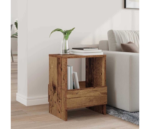 Žurnālu Statīvs Vecs Koks 35 X 30 X 45 Cm Vidaxl