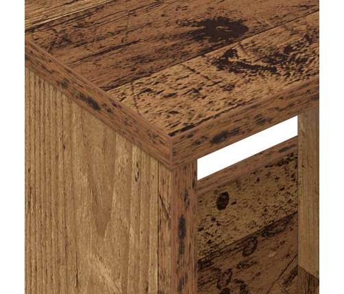 Žurnālu Statīvs 2 Pcs Vecs Koks 35 X 30 X 45 Cm Vidaxl