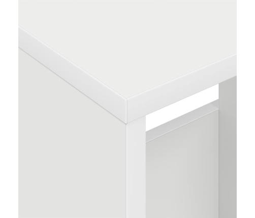 Žurnālu Statīvs Balts 68,5 X 30 X 45 Cm Vidaxl